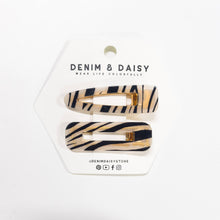 Load image into Gallery viewer, Zebra Hair Clips